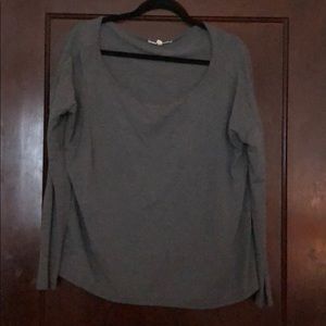 Grey Soft Joie Long Sleeve Top